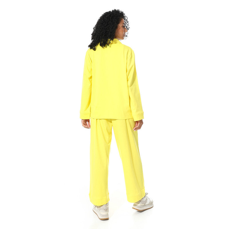 Long Sleeve S.J Pyjama - Yellow