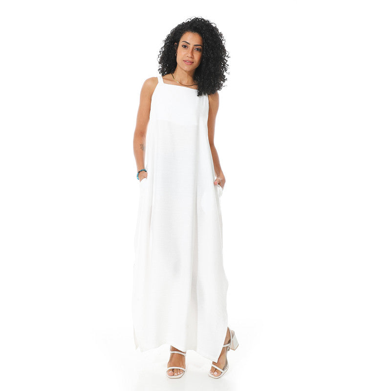 Lenin Sleeveless Dress - Off White