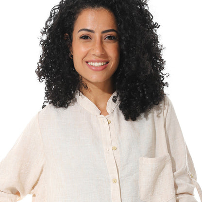 Lenin Wide Shirt - Beige