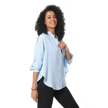 Lenin Wide Shirt - Blue