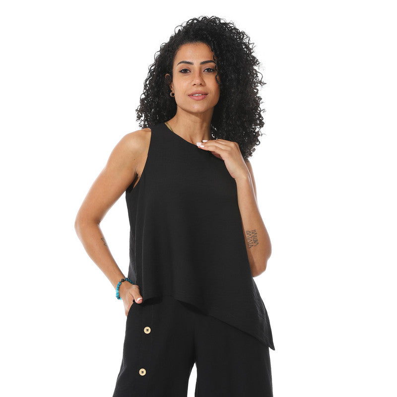 Sleeveless Blouse - Black