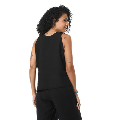 Sleeveless Blouse - Black