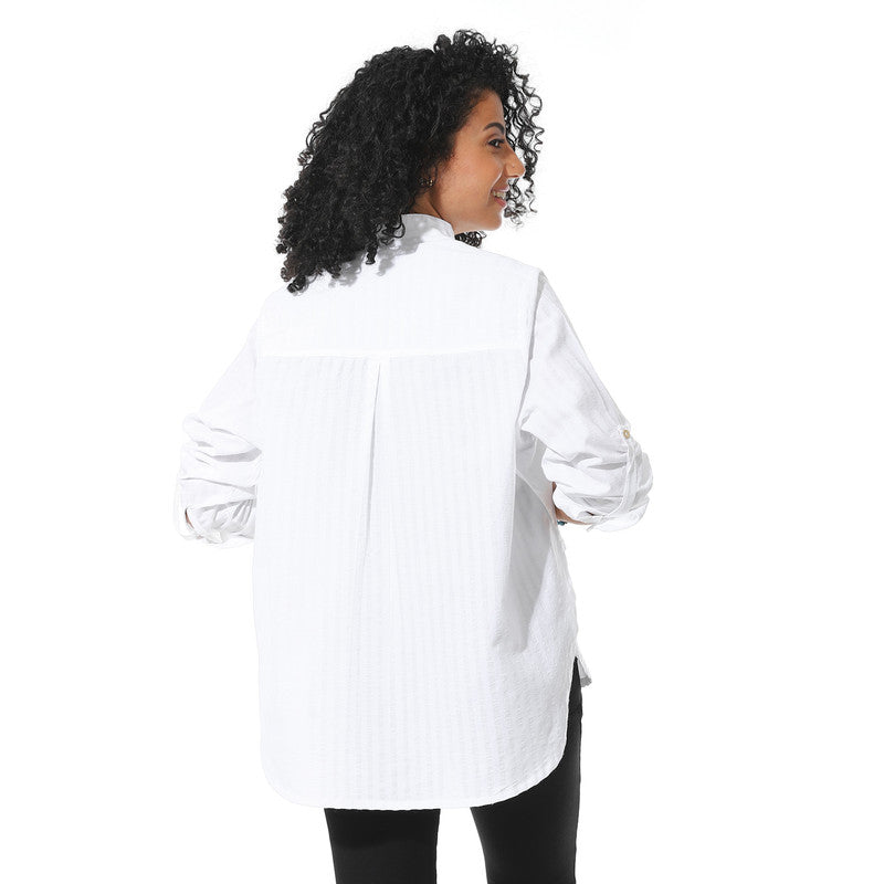 Lenin Wide Shirt - White