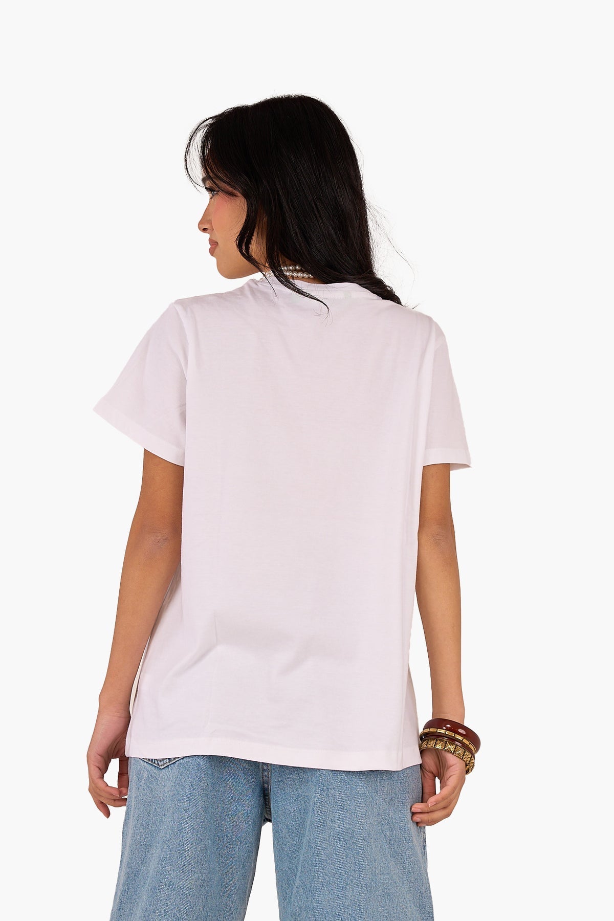 Cotton Basic T-Shirt - White