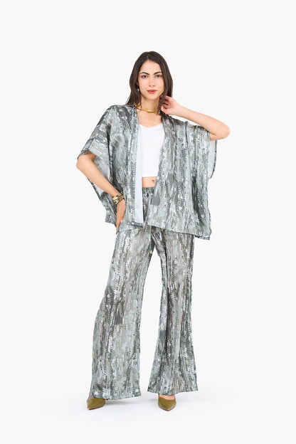 Effortless Printed Kimono
