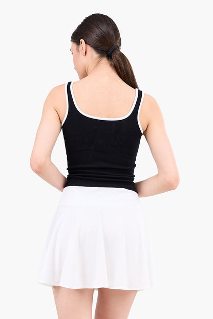 Square Neck Sleeveless Top