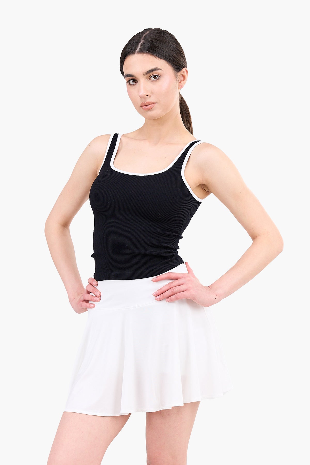 Square Neck Sleeveless Top