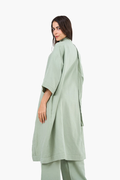 Timeless Midi-Length Kimono