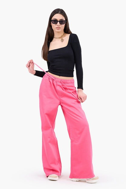 Cotton Plain Pants