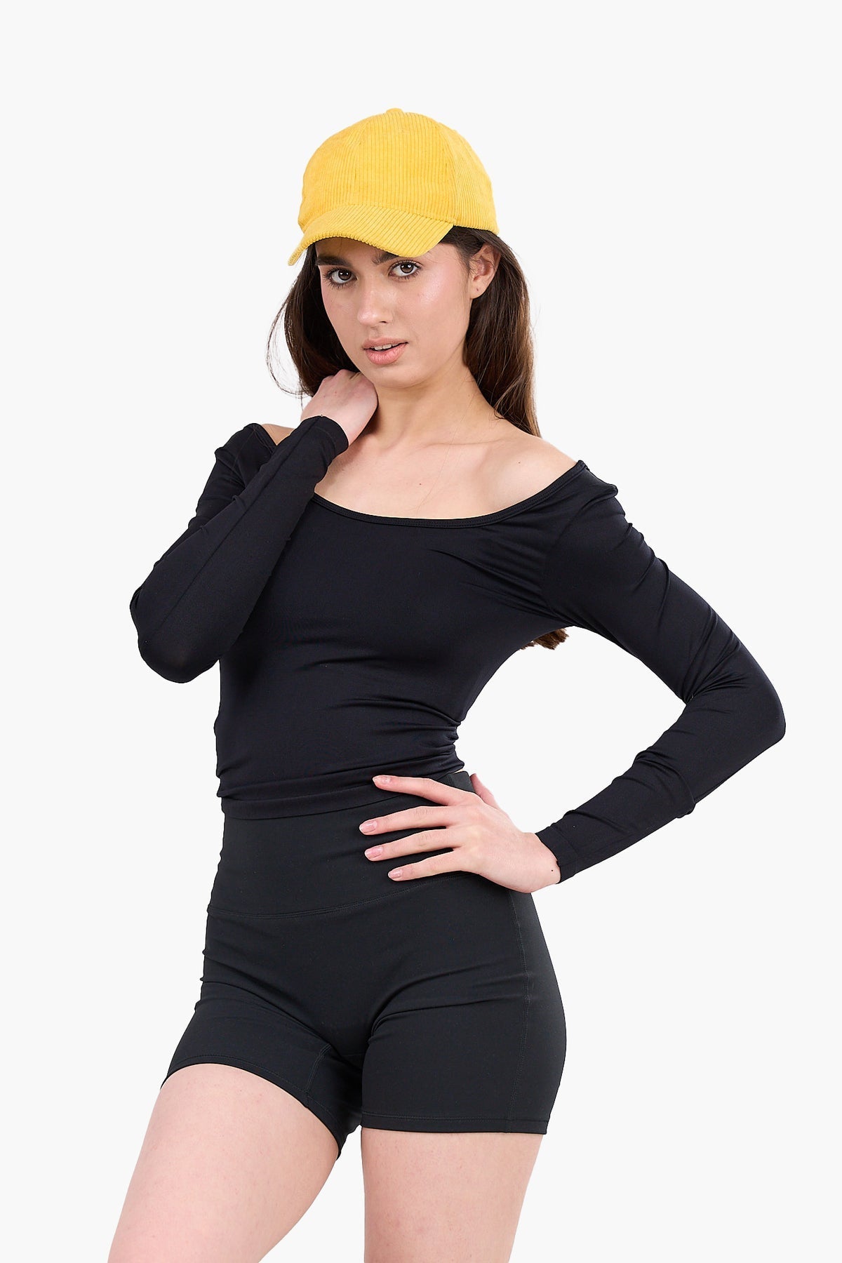 Off-Shoulder Long Sleeve Top