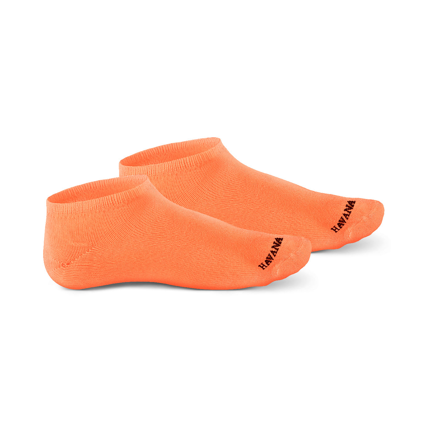 Plain Orange Ankle Socks