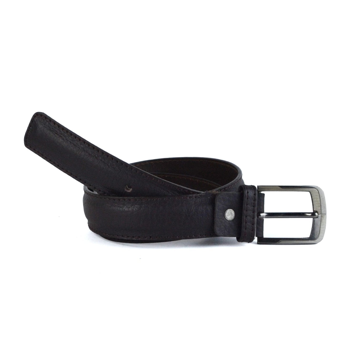 Leather Semi Formal Belt - Black