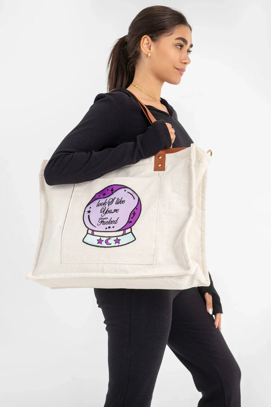 Canvas Wanderlust Canvas Tote - Multicolor