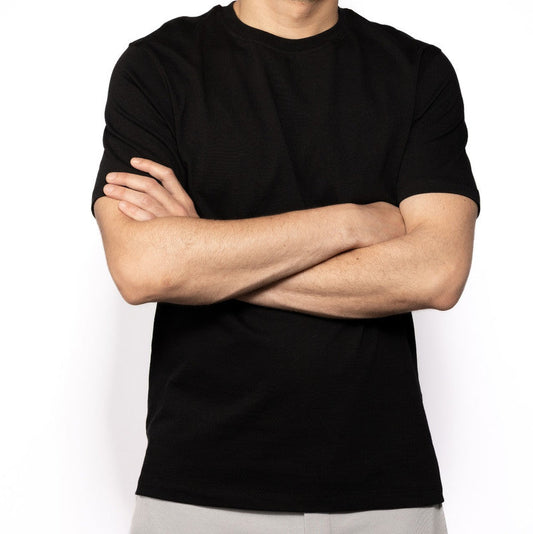Cotton Basic T-shirt - Black