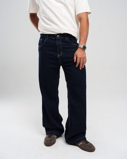 Raw Wide Leg Jeans