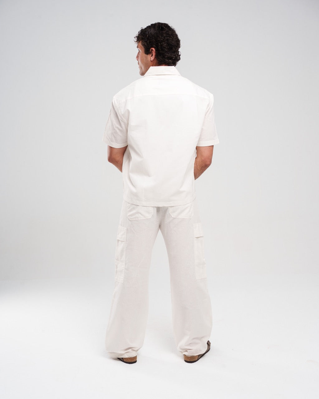 Short-Sleeve Button-Up - Off White