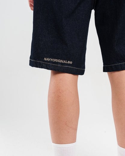 RAW DENIM JORTS