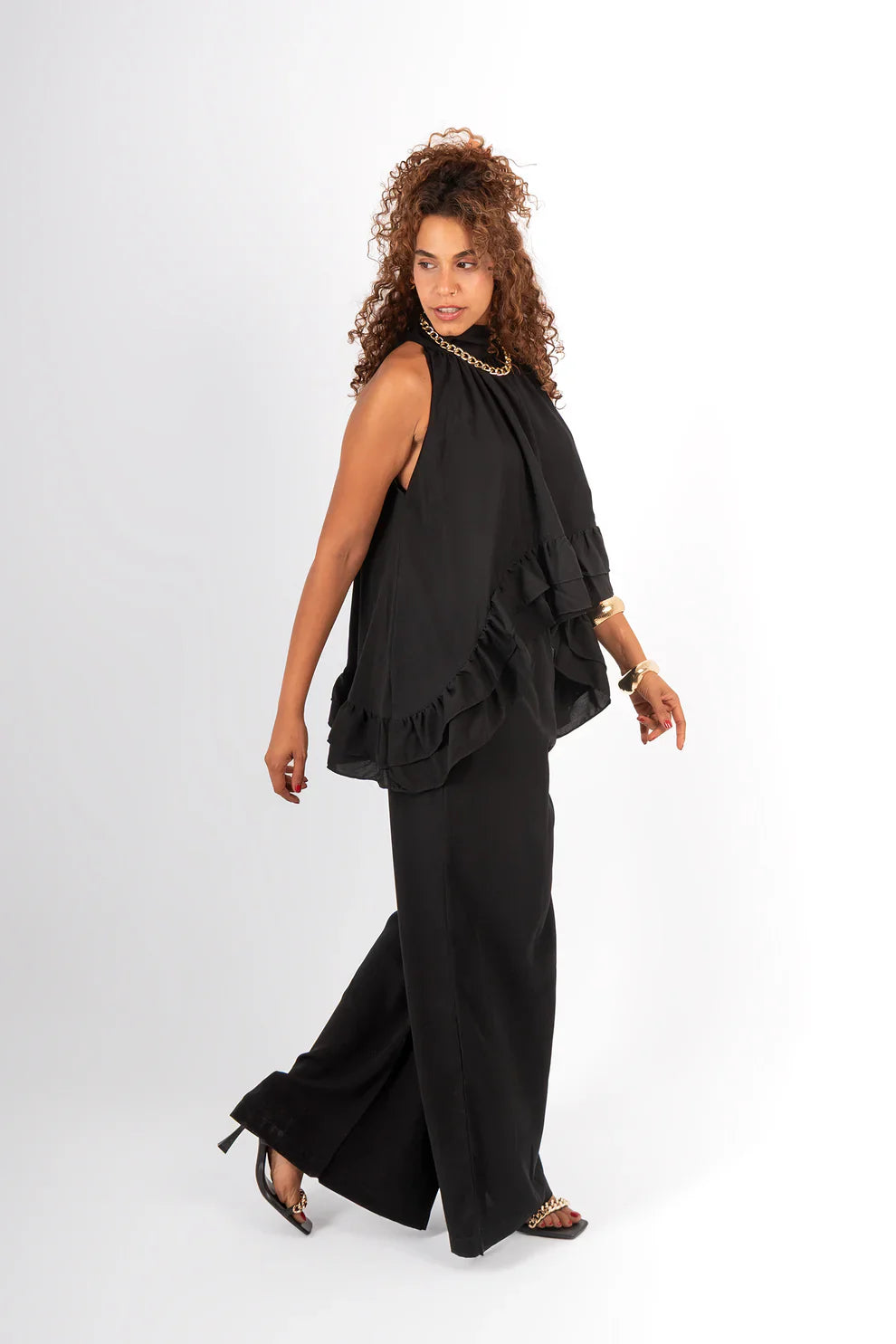 High Neckline Cocktail Set