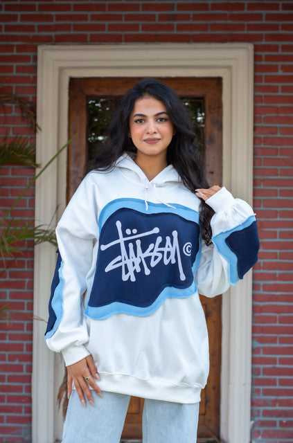 Cotton Colorwave Oversized Hoodie