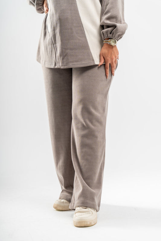 Kashmir Cotton Solid Wide-Leg Maternity & Postpartum Pants