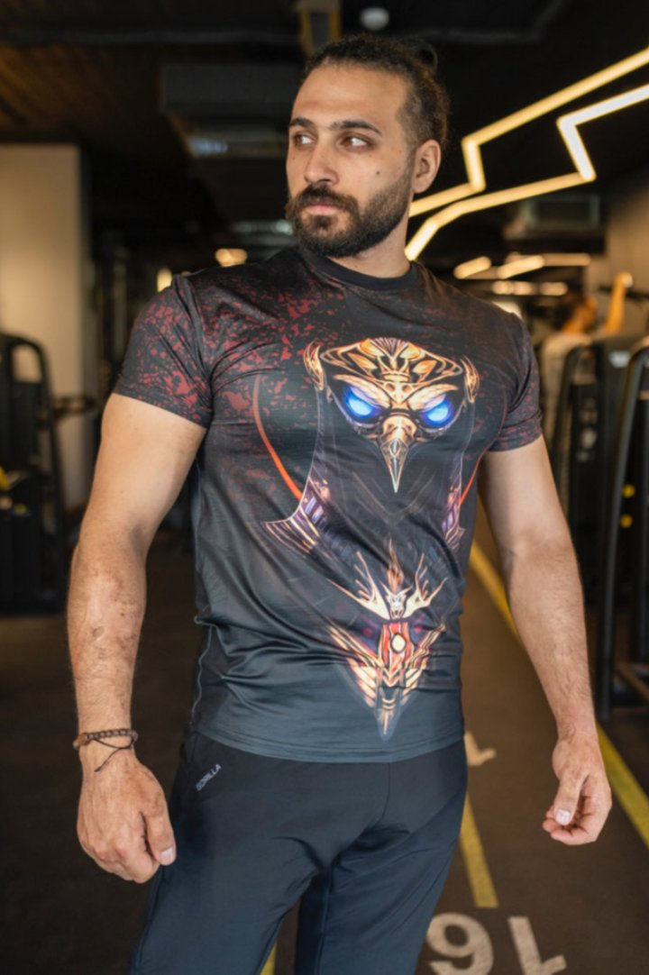 Synthetic Raven Rise Athletic T-shirt - Multicolor