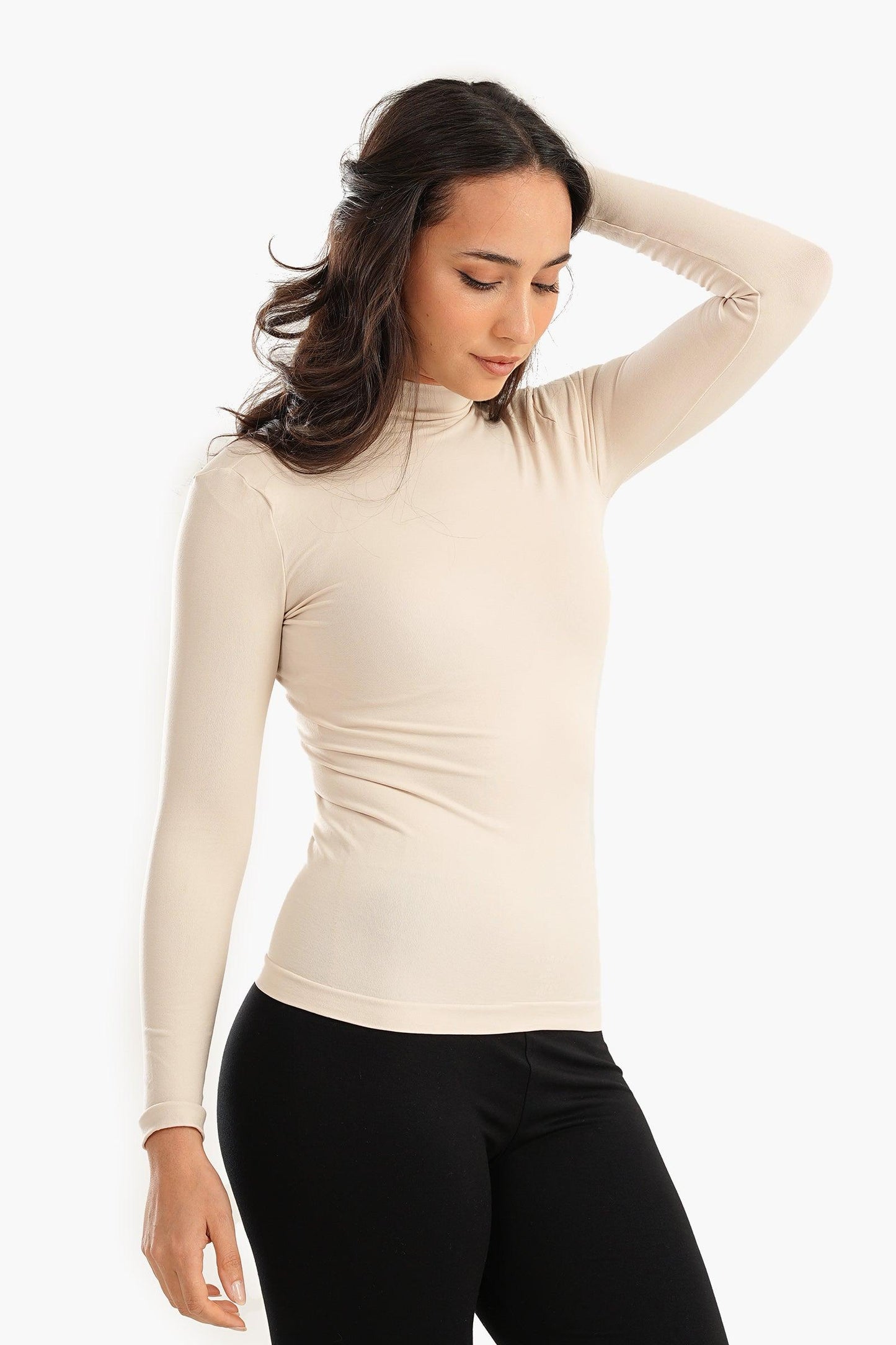 Microfiber Long Sleeves Top - Carina - ÙƒØ§Ø±ÙŠÙ†Ø§