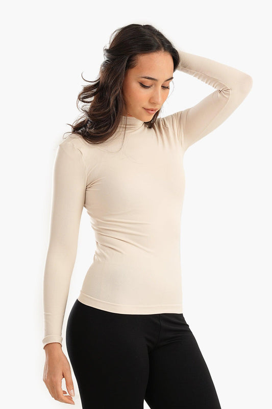 Microfiber Long Sleeves Top - Carina - ÙƒØ§Ø±ÙŠÙ†Ø§
