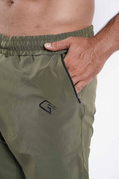 Synthetic Taco Pants - Olive