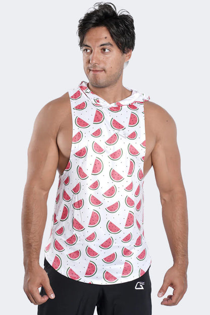 Synthetic Tri Blend Sleeveless T-Shirt - Multicolor