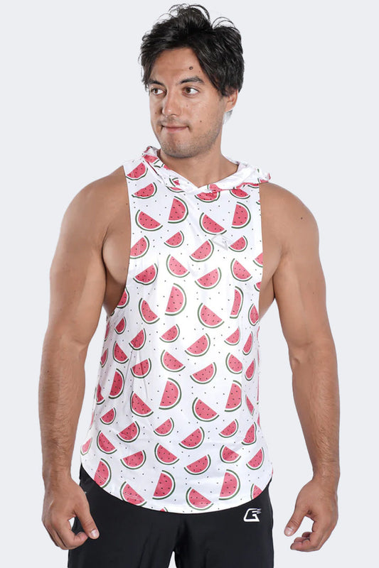 Synthetic Tri Blend Sleeveless T-Shirt - Multicolor