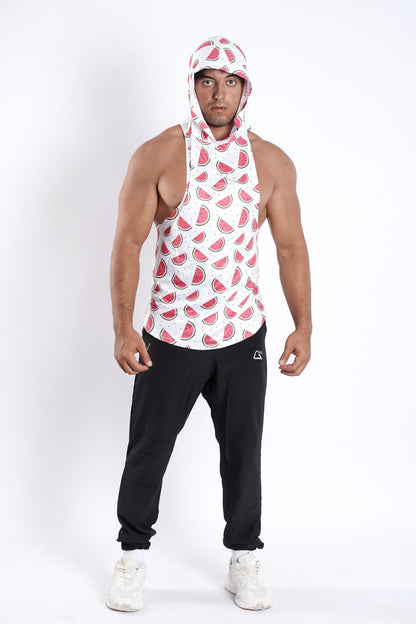 Synthetic Tri Blend Sleeveless T-Shirt - Multicolor