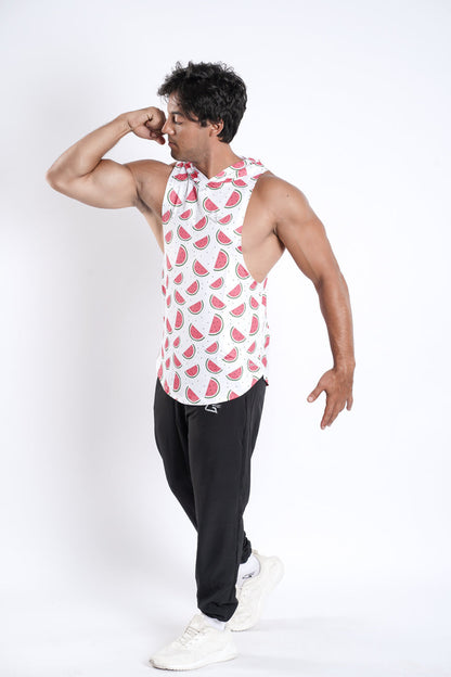 Synthetic Tri Blend Sleeveless T-Shirt - Multicolor