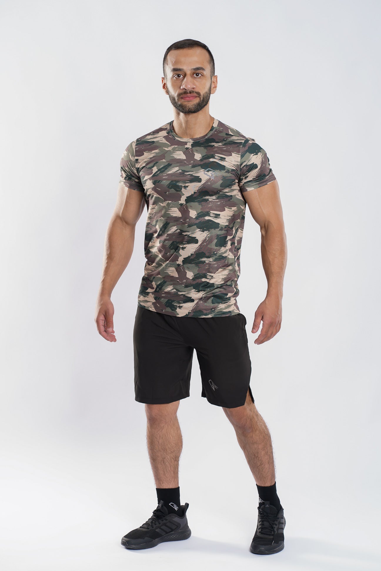 Synthetic Mono Camouflage T-Shirt - Multicolor
