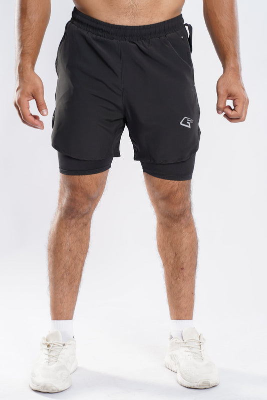 Synthetic Blume Basic shorts - Black