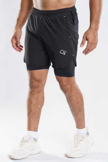 Synthetic Blume Basic shorts - Black