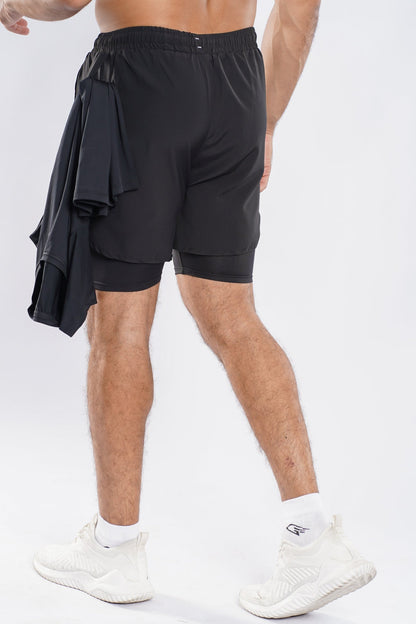 Synthetic Blume Basic shorts - Black