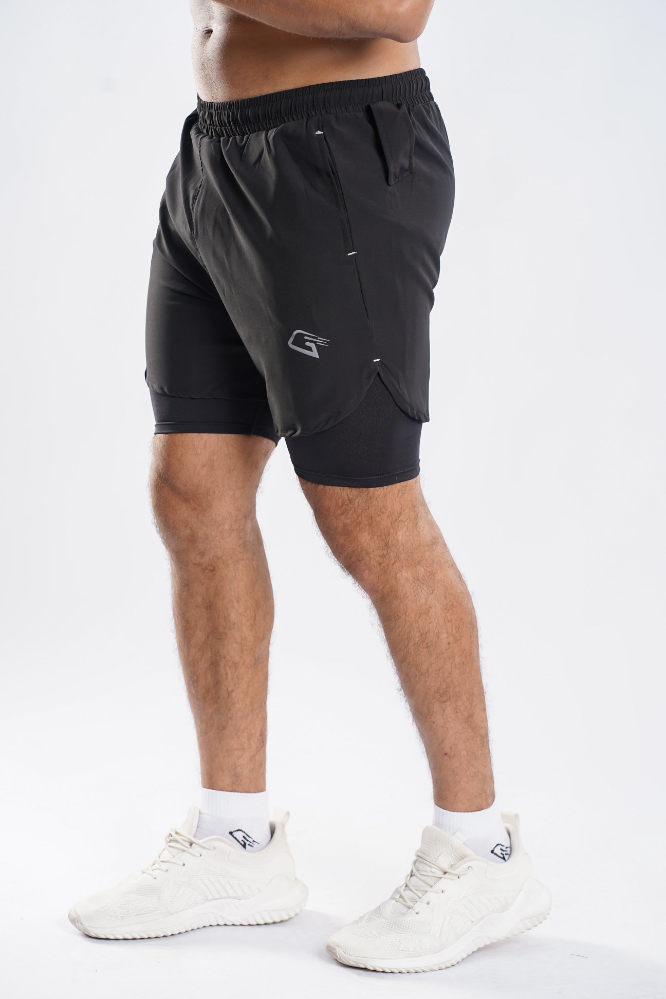 Synthetic Blume Basic shorts - Black