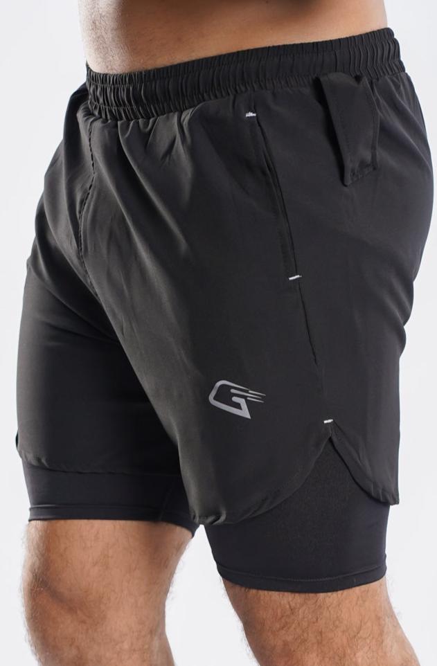 Synthetic Blume Basic shorts - Black