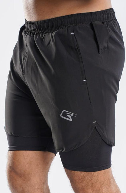 Synthetic Blume Basic shorts - Black