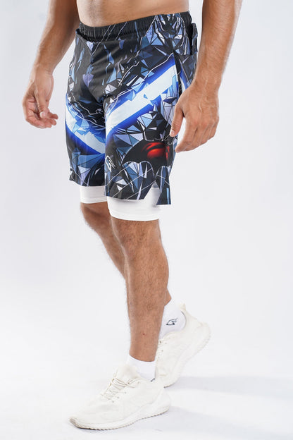 Synthetic Cool Corp shorts - Multicolor
