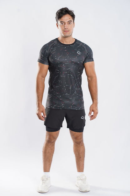 Synthetic Dark Matter Compression T-shirt - Multicolor