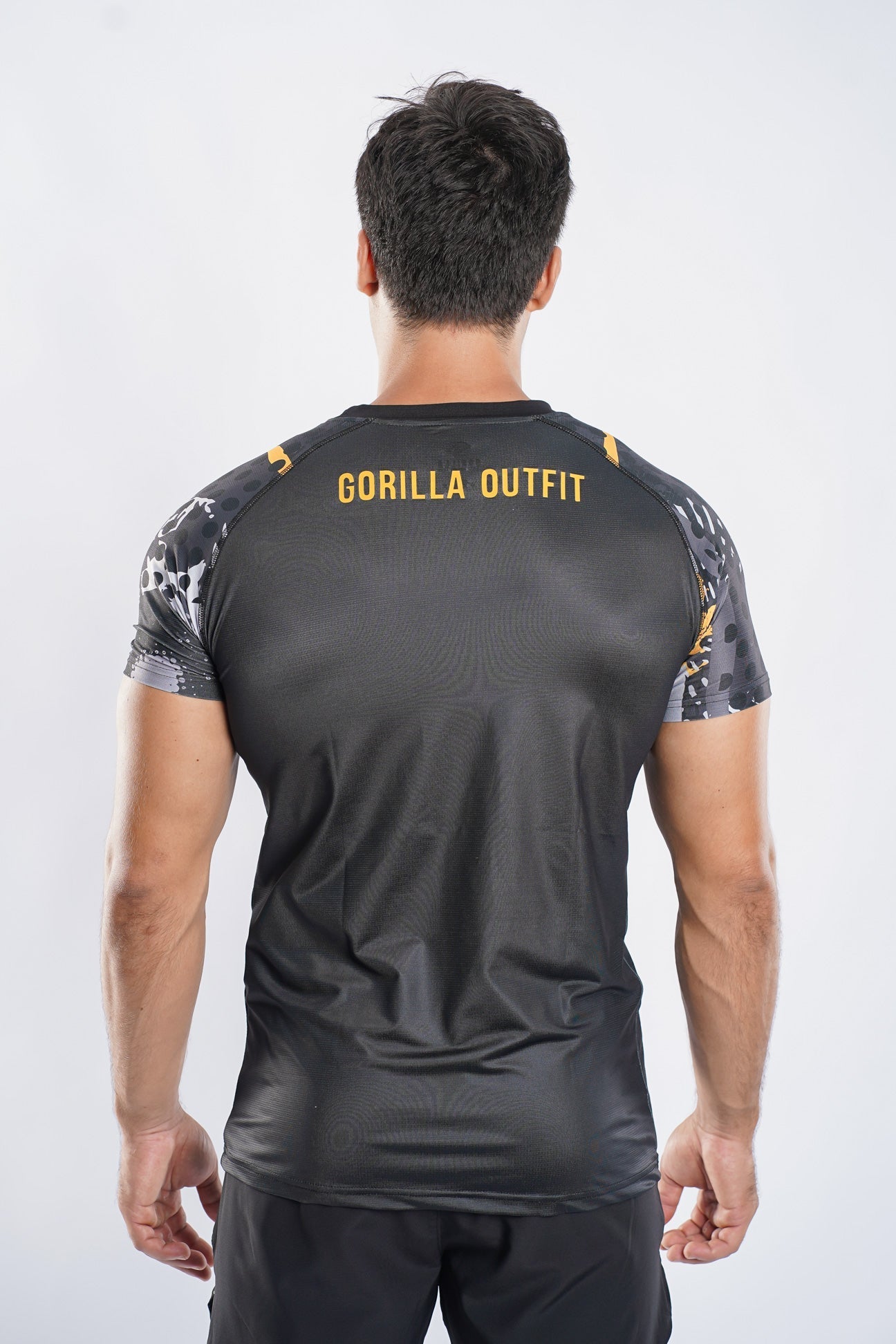 Synthetic Maverick Might Compression T-shirt - Dark Grey