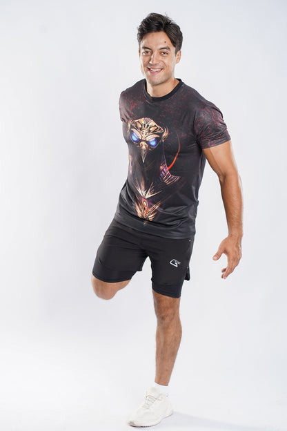 Synthetic Raven Rise Athletic T-shirt - Multicolor