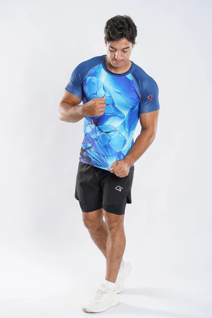 Synthetic Beast Mode Compression T-shirt - Multicolor