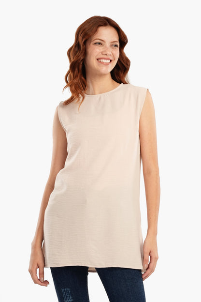 Lightweight Round Neck Blouse