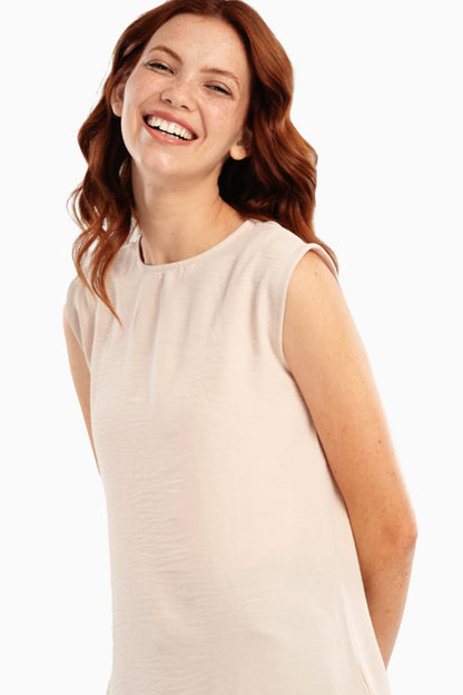 Lightweight Round Neck Blouse