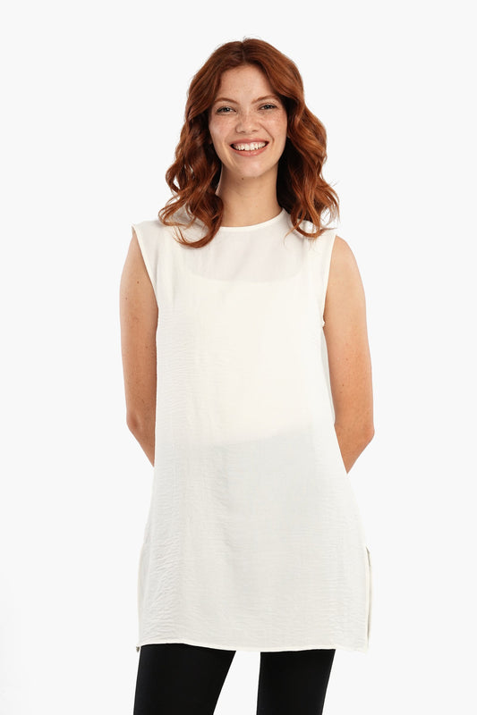 Lightweight Round Neck Blouse