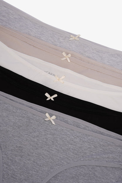 Pack of 5 Colored Bikini Panties