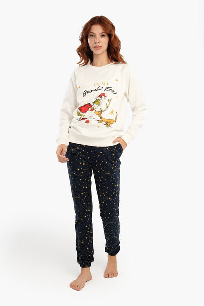 Stars All Over Print Pajama Pants