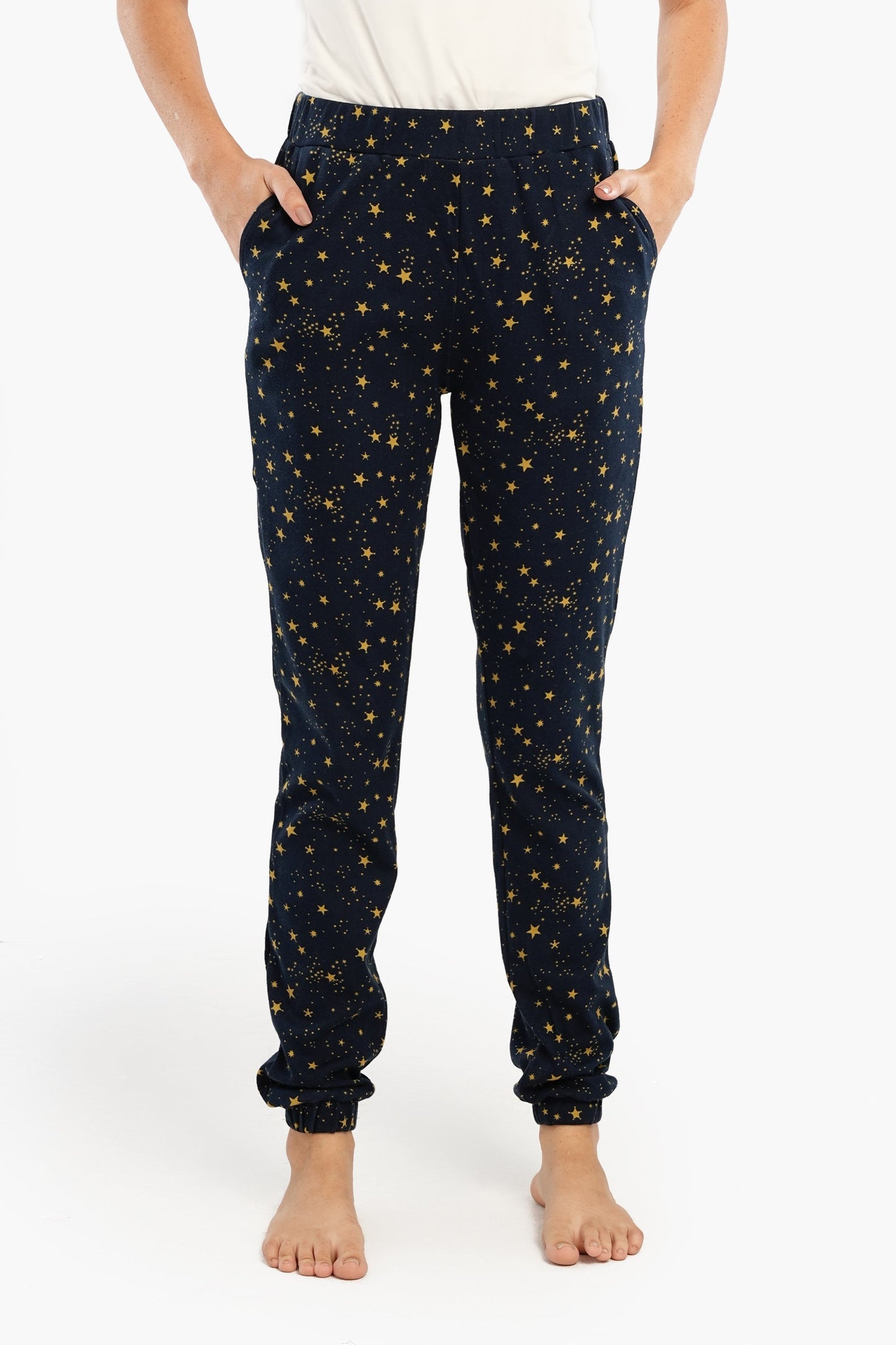 Stars All Over Print Pajama Pants